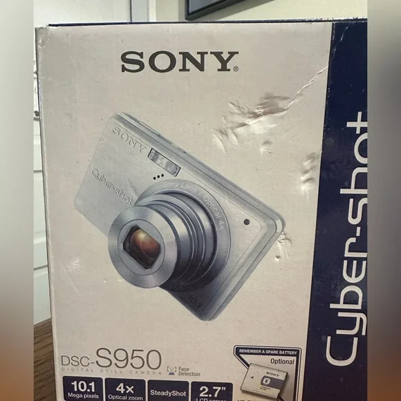 Sony Cyber-shot PINK DSC-S950 Original box manual battery charger bag PARTS ONLY - Picture 7 of 16